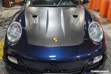 Load image into Gallery viewer, 2005-2012 Porsche Carrera 911    997 Turbo    Cayman    Boxster 987 GT2RS Style Carbon Fiber Hood
