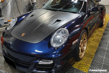 Load image into Gallery viewer, 2005-2012 Porsche Carrera 911    997 Turbo    Cayman    Boxster 987 GT2RS Style Carbon Fiber Hood
