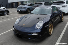 Load image into Gallery viewer, 2005-2012 Porsche Carrera 911    997 Turbo    Cayman    Boxster 987 GT2RS Style Carbon Fiber Hood