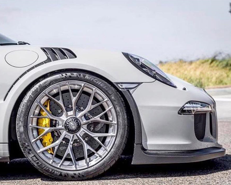 Vorsteiner V-RS Aero Front Lip Spoiler Carbon Fiber 1x1 Glossy Porsche GT3RS 14-16