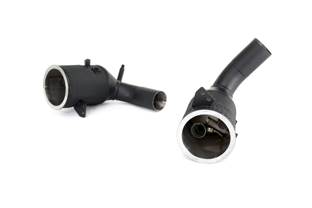 QuickSilver Porsche 911 Turbo (992) Ceramic Coated Catalyst Replacement Pipes 2019+