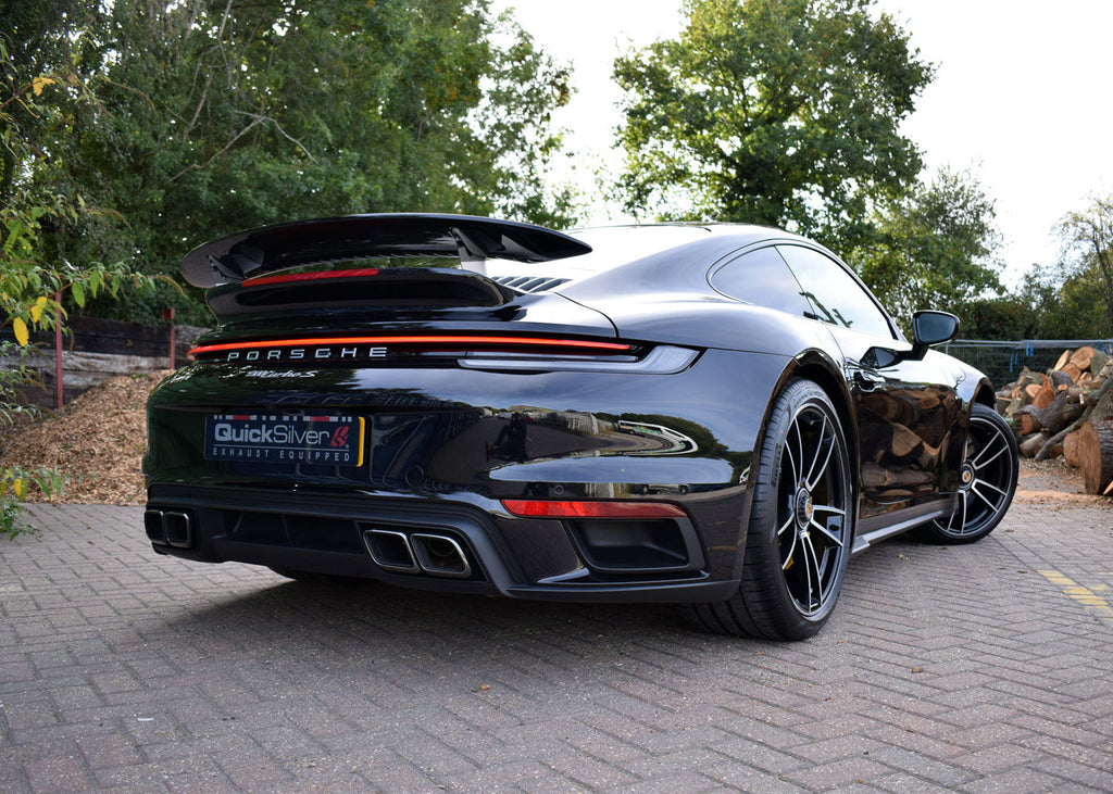 QuickSilver Porsche 911 Turbo and Turbo S (992) Titan Sport Exhaust with Sound Architect 2019+