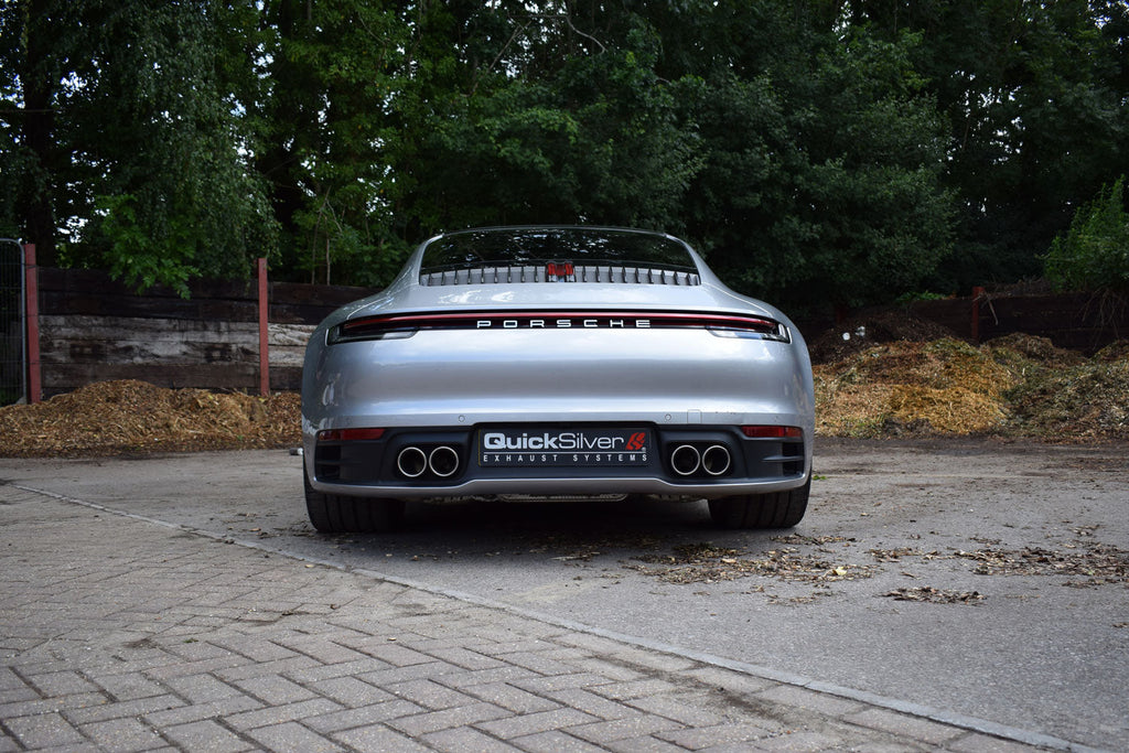QuickSilver Porsche 911 992 Titan Sport Exhaust with Sound Architect 2019+