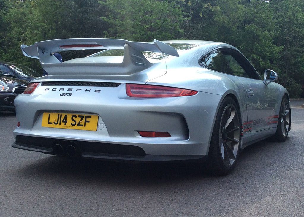 QuickSilver Porsche 911 GT3 and RS (991 Gen 1 and 2) Sport Side Muffler Deletes with Sound Architect 2014+