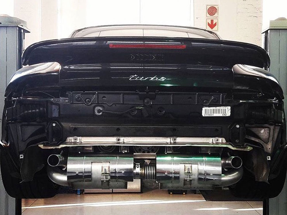 QuickSilver Porsche 911 Turbo (997 Gen. 1) Sport Exhaust with Race Catalysts 2006-2009