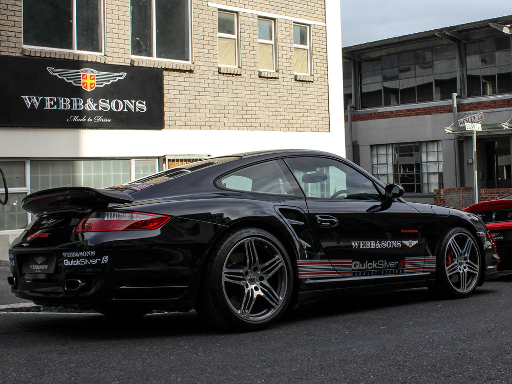 QuickSilver Porsche 911 Turbo (997 Gen. 1) Sport Exhaust with Race Catalysts 2006-2009