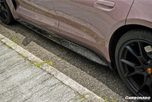 Load image into Gallery viewer, 2019-2023 Porsche Taycan 4/4S/GTS/TURBO OD Style DRY Carbon Fiber Side Skirts - Carbonado Aero