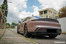 Load image into Gallery viewer, 2019-2023 Porsche Taycan 4/4S/GTS/TURBO OD Style DRY Carbon Fiber Trunk Spoiler - Carbonado Aero