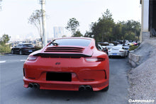 Load image into Gallery viewer, 2012-2015 Porsche 911 991.1 Carrera/S GT3 Style Rear Bumper Quad Exhaust - Carbonado Aero