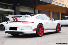 Load image into Gallery viewer, 2012-2015 Porsche 911 991.1 Carrera/S GT3 Style Rear Bumper Quad Exhaust - Carbonado Aero