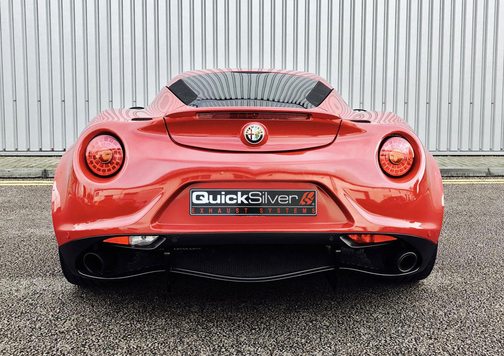 QuickSilver Alfa Romeo 4c Coupe and Spider Sport Exhaust System 2014-2019