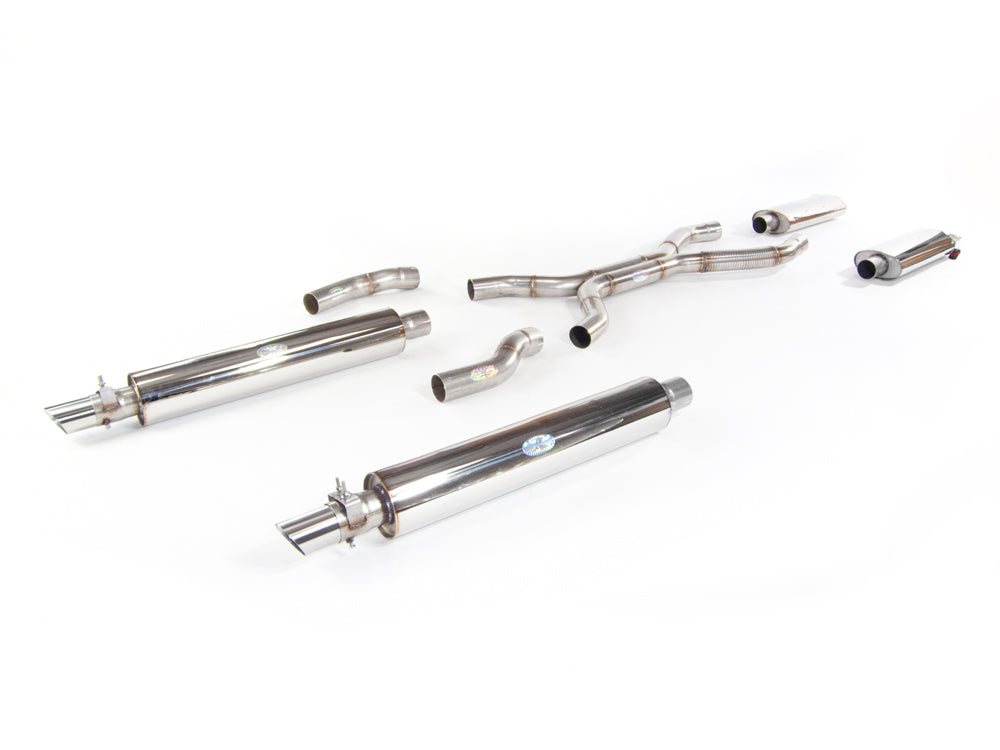 QuickSilver Aston Martin V8 inc. Vantage and Volante Stainless Steel Sport Exhaust 1973-1989