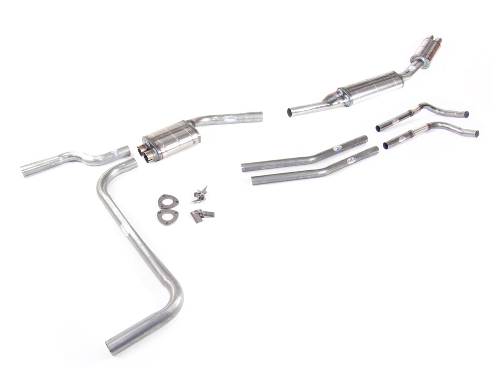 QuickSilver Maserati Sebring Ser. 1, 2 Stainless Steel Exhaust Twin System 1965-1969
