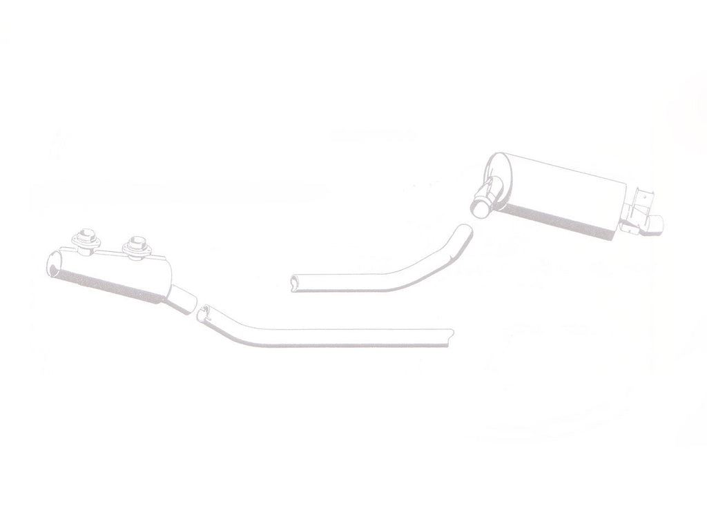 QuickSilver Mercedes 300 SL Coupe OR Roadster (W198) Stainless Steel Exhaust 1954-1963