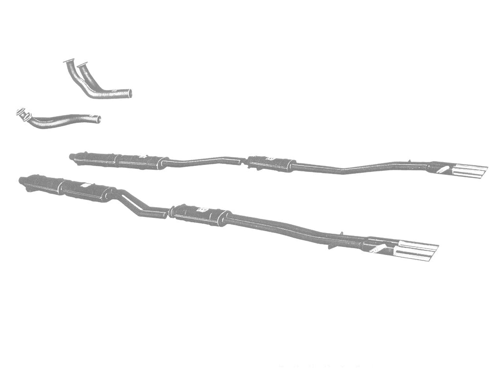 QuickSilver Ferrari 330 America Stainless Steel Exhaust 1964-1965