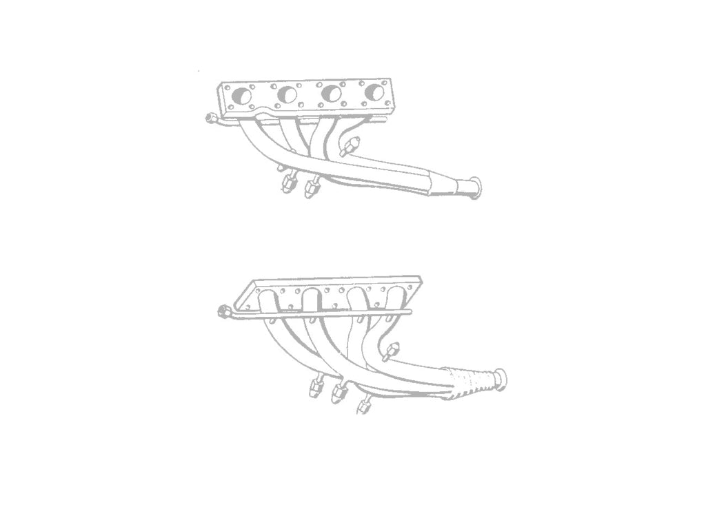QuickSilver Maserati Mexico Stainless Steel Manifolds 1966-1973