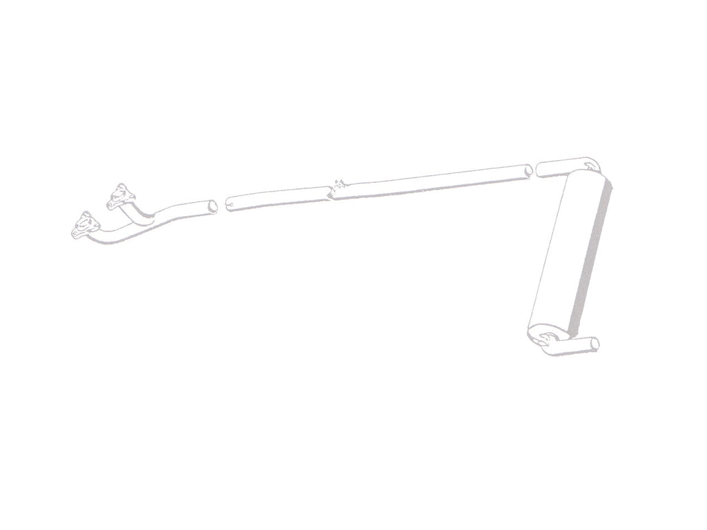 QuickSilver Mercedes 300 SL Coupe OR Roadster (W198) Stainless Steel Exhaust 1954-1963