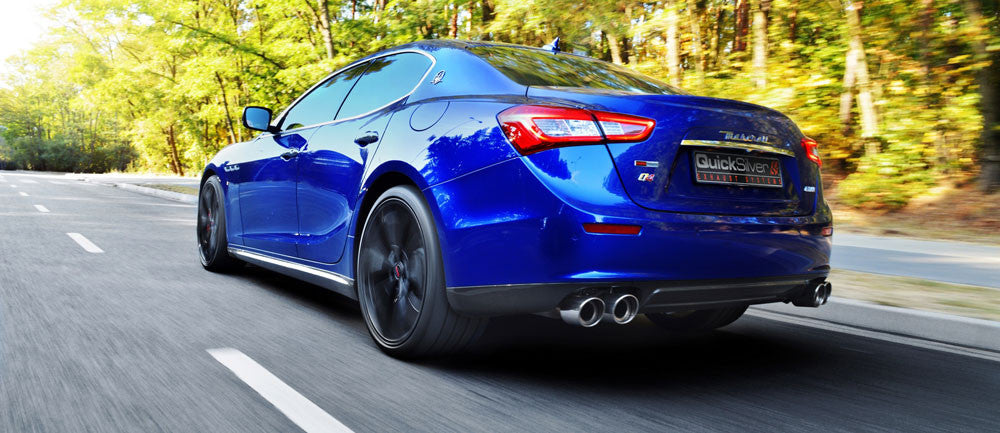 QuickSilver Maserati Ghibli inc. S, Q4 Petrol Sport Exhaust with Sound Architect 2014+