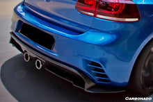 Load image into Gallery viewer, 2010-2013 Volkswagen Golf 6 R20 GTI Rz Style Rear Bmper (Mid Exhaust) - Carbonado Aero