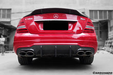 Load image into Gallery viewer, 2012-2014 Mercedes Benz W204 C Class C63 AMG Carbon Fiber Rear Lip Diffuser