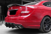 Load image into Gallery viewer, 2012-2014 Mercedes Benz W204 C Class C63 AMG Carbon Fiber Rear Lip Diffuser