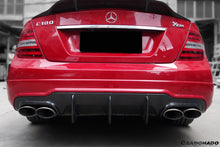 Load image into Gallery viewer, 2012-2014 Mercedes Benz W204 C Class &amp; C63 AMG Carbon Fiber Rear Lip Diffuser - Carbonado