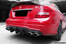 Load image into Gallery viewer, 2012-2014 Mercedes Benz W204 C Class C63 AMG Carbon Fiber Rear Lip Diffuser