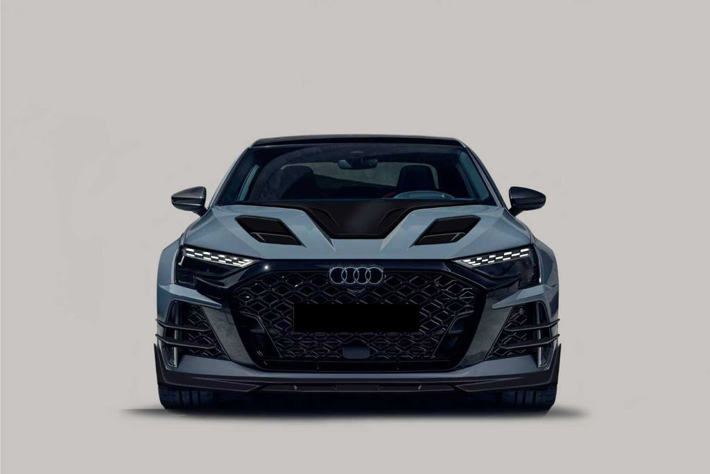 2025-UP Audi RS3 8Y.5 Sedan and Sportback AD Style Autoclave Carbon Fiber Front Lip