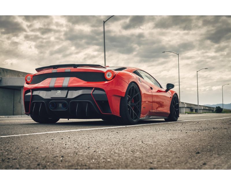 Ryft Titanium Tips Black Ferrari 458 Italia | Spider 2011-2015