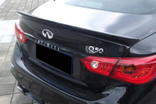 Load image into Gallery viewer, 2014-2017 Infiniti Q50 Sedan SN Style Carbon Fiber Turnk Spoiler - Carbonado