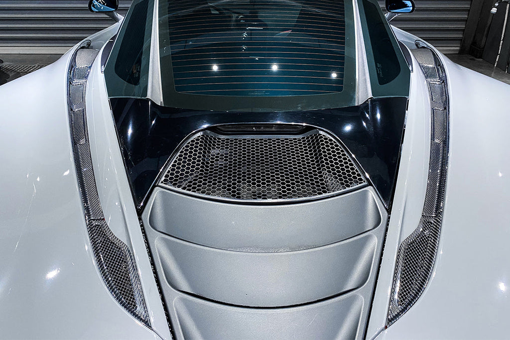 2017-2023 McLaren 720s Coupe Carbon Fiber Engine Hood Side Air Intake Vents - DarwinPRO Aerodynamics