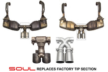 Load image into Gallery viewer, Soul Performance Porsche 987.2 / 981 Cayman / Boxster Bolt-On X-Pipe With Tips