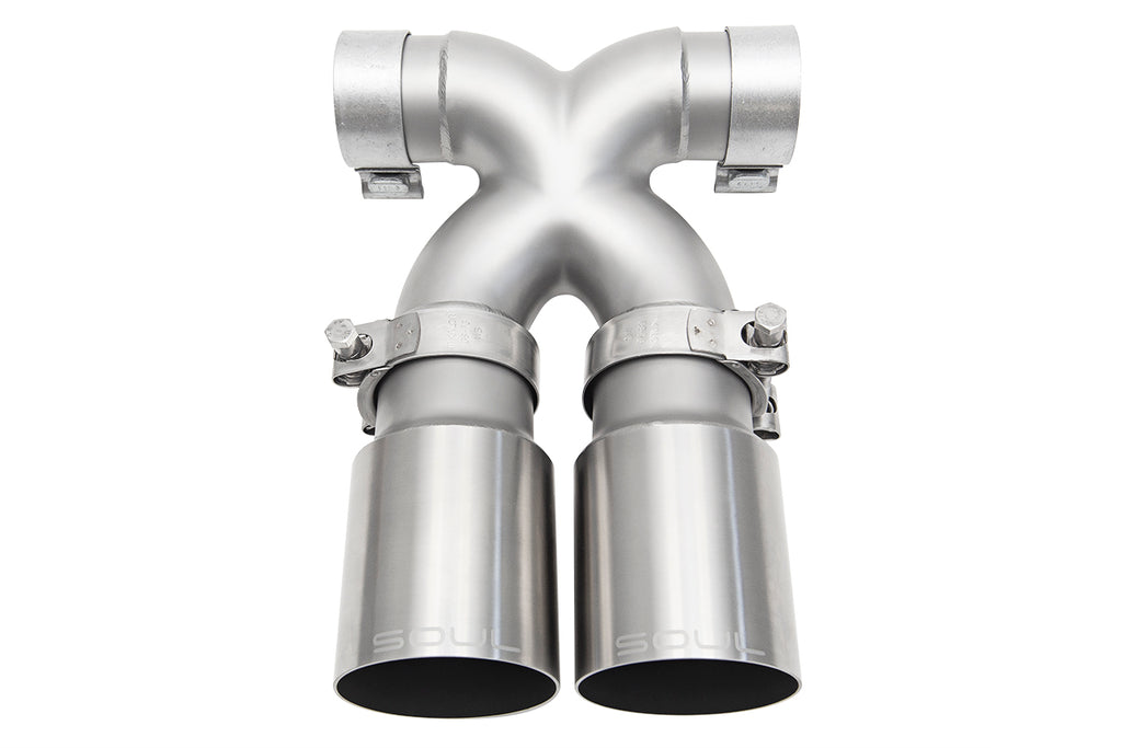Soul Performance Porsche 987.2 / 981 Cayman / Boxster Bolt-On X-Pipe With Tips