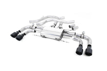 Load image into Gallery viewer, Milltek Valved Front Pipe-Back System for Alfa Romeo Giulia 2.9 V6 Quadrifoglio, Cerakote Black Tips