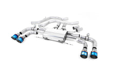 Load image into Gallery viewer, Milltek Front Pipe-Back Exhaust for Alfa Romeo Giulia 2.9 V6 Quadrifoglio, Burnt Titanium Tips