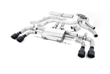 Load image into Gallery viewer, Milltek Valved Cat-Back Exhaust for Alfa Romeo Giulia Quadrifoglio 2.9 V6, Cerakote Black Tips