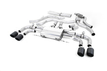 Load image into Gallery viewer, Milltek Valved Cat-Back Exhaust for Alfa Romeo Giulia 2.9 V6 Quadrifoglio, Carbon Fibre Tips