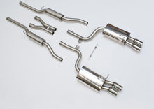 Load image into Gallery viewer, Milltek Resonated Cat-Back Exhaust for Audi B7 S4, Polished Tips