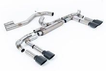 Load image into Gallery viewer, Milltek 80mm Non-Resonated Race Cat-Back Exhaust for Audi S3 8Y, Cerakote Black Tips