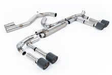 Load image into Gallery viewer, Milltek 80mm Non-Resonated Race Cat-Back Exhaust for Audi S3 8Y, JET-115 Carbon Tips