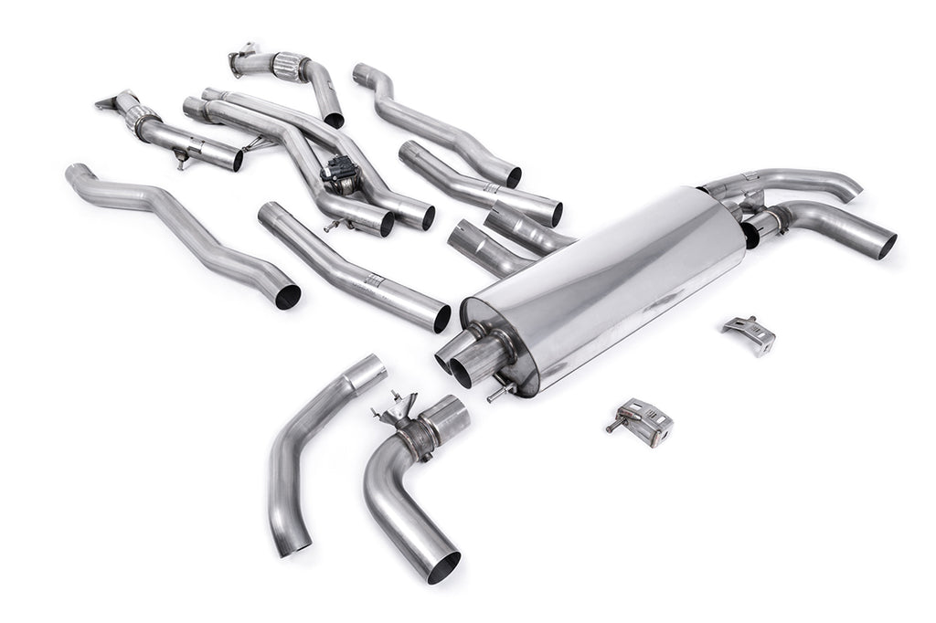 Milltek Non-Resonated Cat-Back Exhaust for Audi SQ7 SQ8 4M