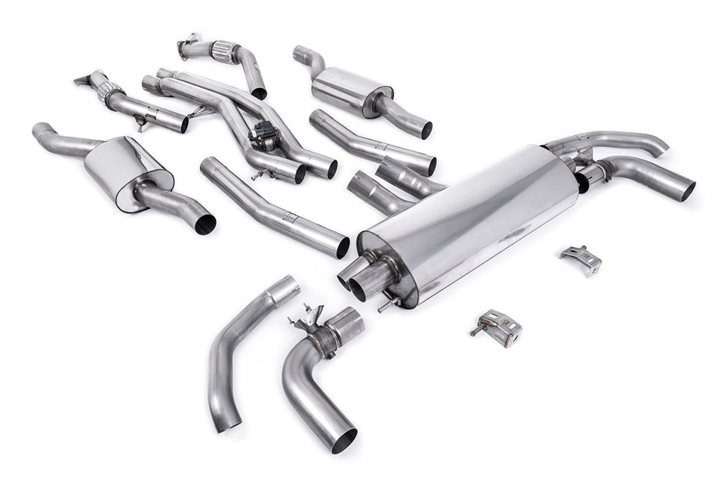 Milltek Resonated Cat-Back Exhaust for Audi SQ7 SQ8 4M