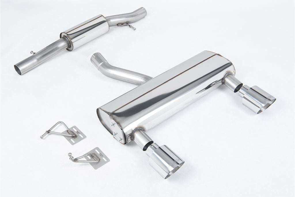 Milltek Resonated Cat-Back Exhaust for Audi TT MK1, Polished Tips