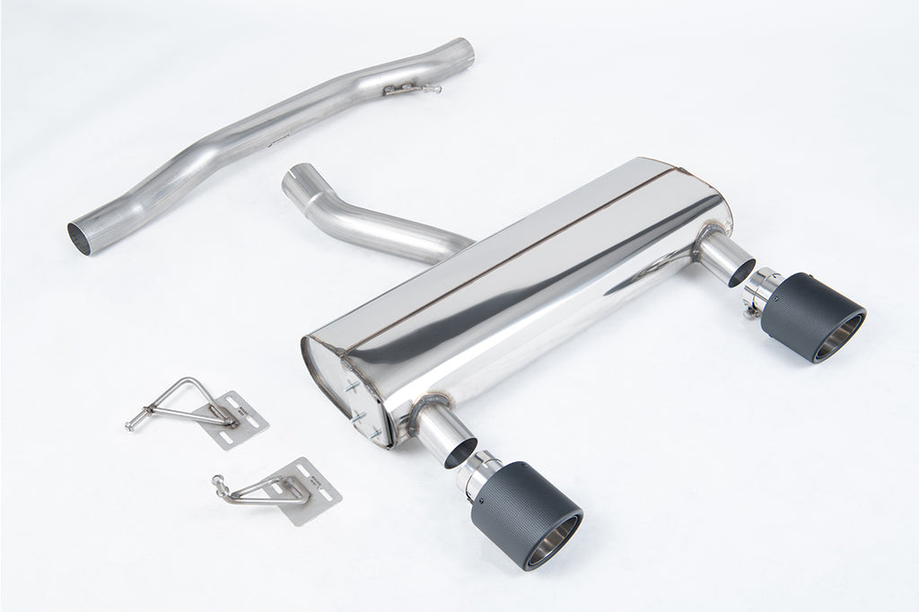 Milltek Non-Resonated Cat-Back Exhaust for Audi TT MK1, Carbon Fibre Tips