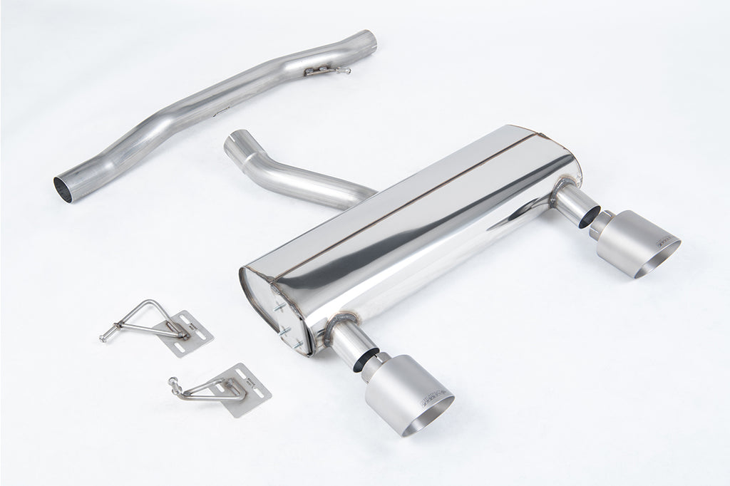 Milltek Non-Resonated Cat-Back Exhaust for Audi TT MK1, Brushed Titanium Tips