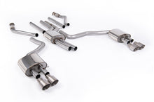 Load image into Gallery viewer, Milltek Resonated Cat-Back Exhaust for Audi C7.5 A6 3.0 TFSI, Brushed Titanium Tips