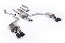 Load image into Gallery viewer, Milltek Resonated Cat-Back Exhaust for Audi C7.5 A6 3.0 TFSI, Carbon Fibre Tips