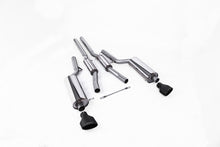 Load image into Gallery viewer, Milltek Resonated Cat-Back Exhaust for Audi RS6 C5, Cerakote Black Tips