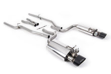 Load image into Gallery viewer, Milltek Valved Non-Resonated Cat-Back Exhaust for Audi B7 RS4, Cerakote Black Tips