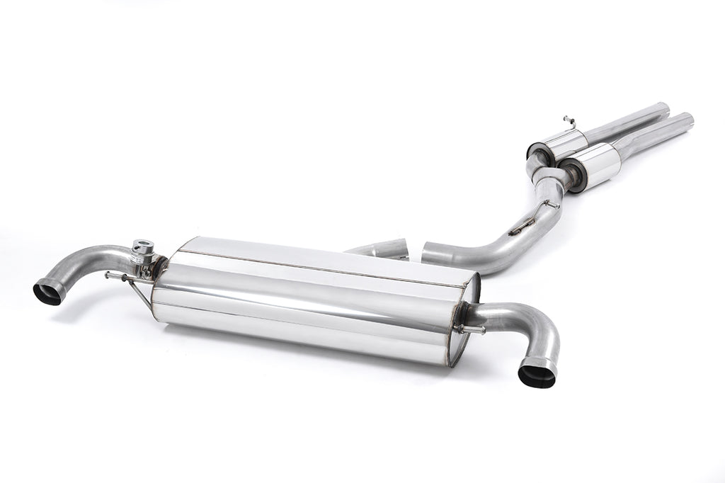 Milltek Valved Resonated Cat-Back Exhaust for Audi TT RS MK2, OE Tips